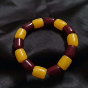 Bracelet Traditionnel Somalien – Perles Rouge & orange