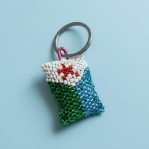 Porte clé du drapeau Djiboutien