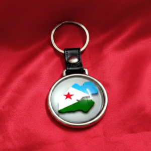 Porte clé drapeau de Djibouti